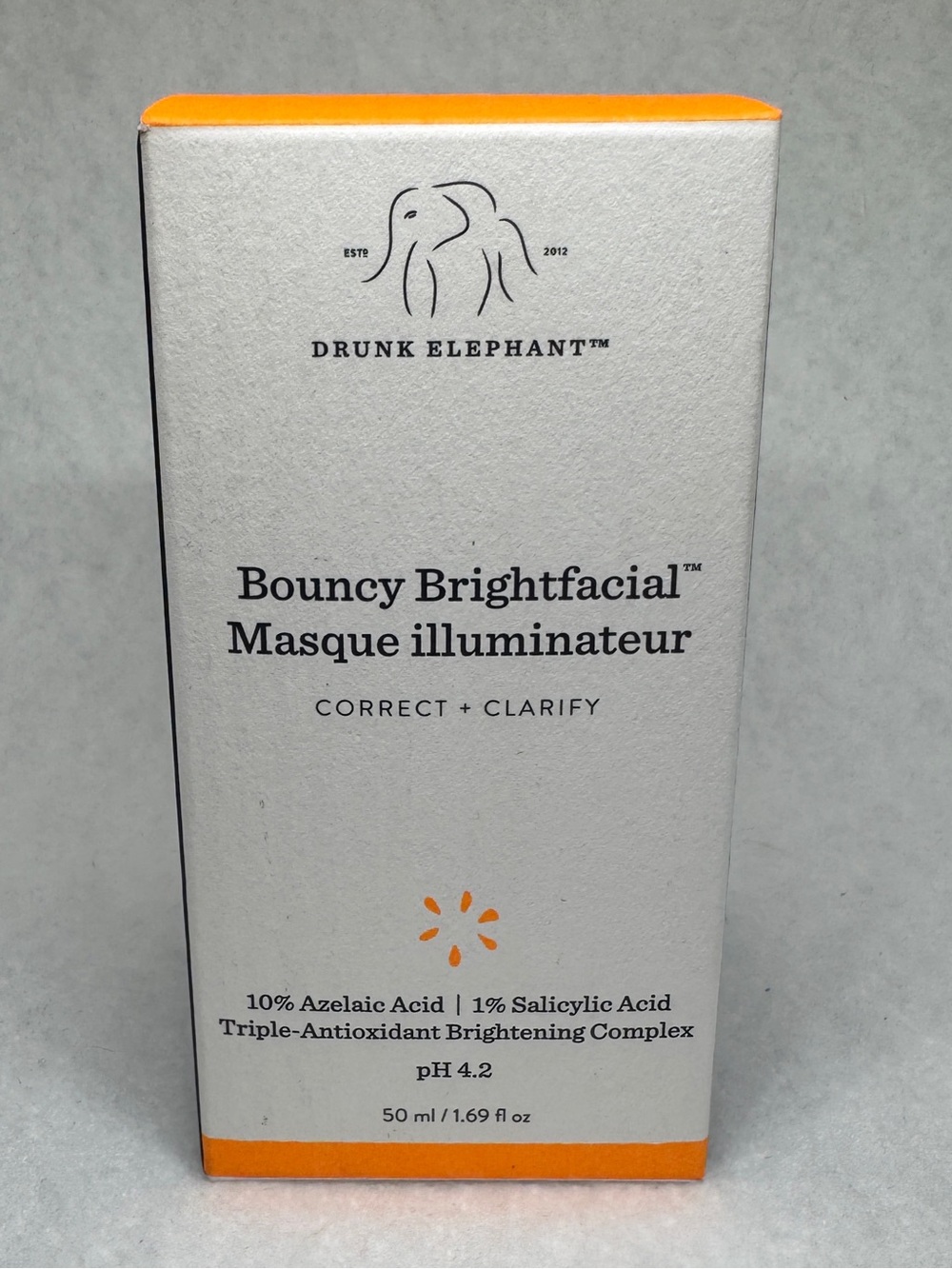 Drunk Elephant Bouncy Brightfacial 50mL 1.69 oz New in Box